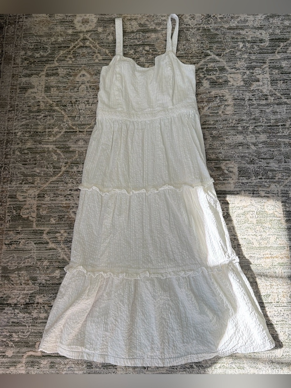 White Japna Midi Dress